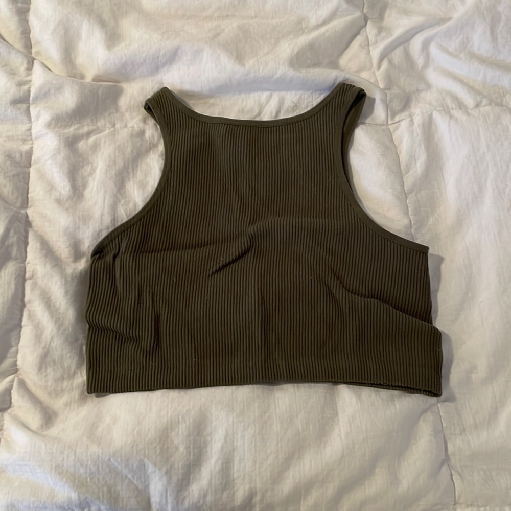 Green Halter Top